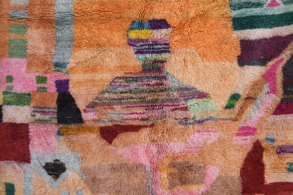 ⁦Modern Moroccan Rug: Authenticity and Style 288 cm x 206 cm / 9.216ft x 6.592 ft⁩ - الصورة ⁦4⁩