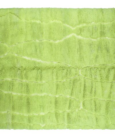 Марокканский шерстяной ковер Mrirt оливково-зелёного цвета ручной работы, 200x300 см, геометрический узор