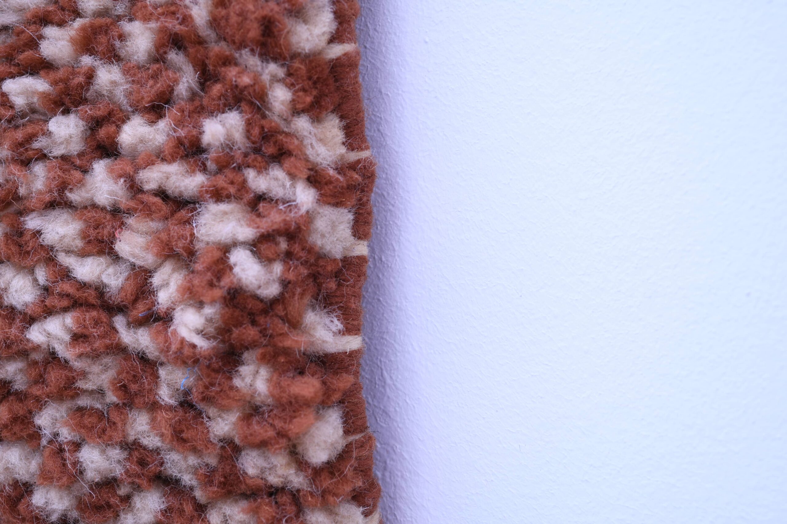 Modern Beni Ourain Moroccan Wool Rug 200x300cm - Earthy Brown Geometric Design — изображение 8