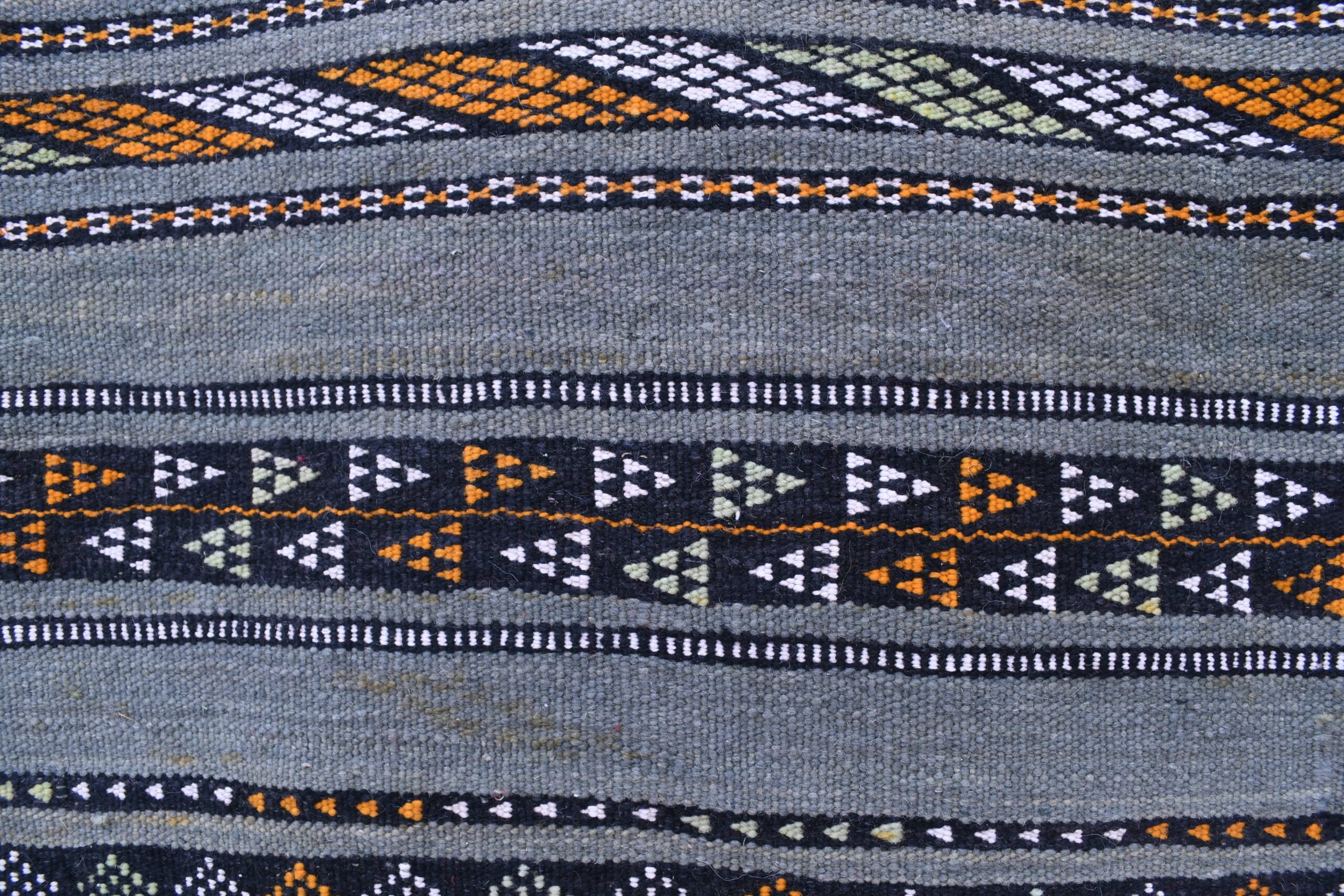 Handmade Moroccan Zemmour Wool Rug 86x408 cm - Bohemian Style Runner — изображение 3