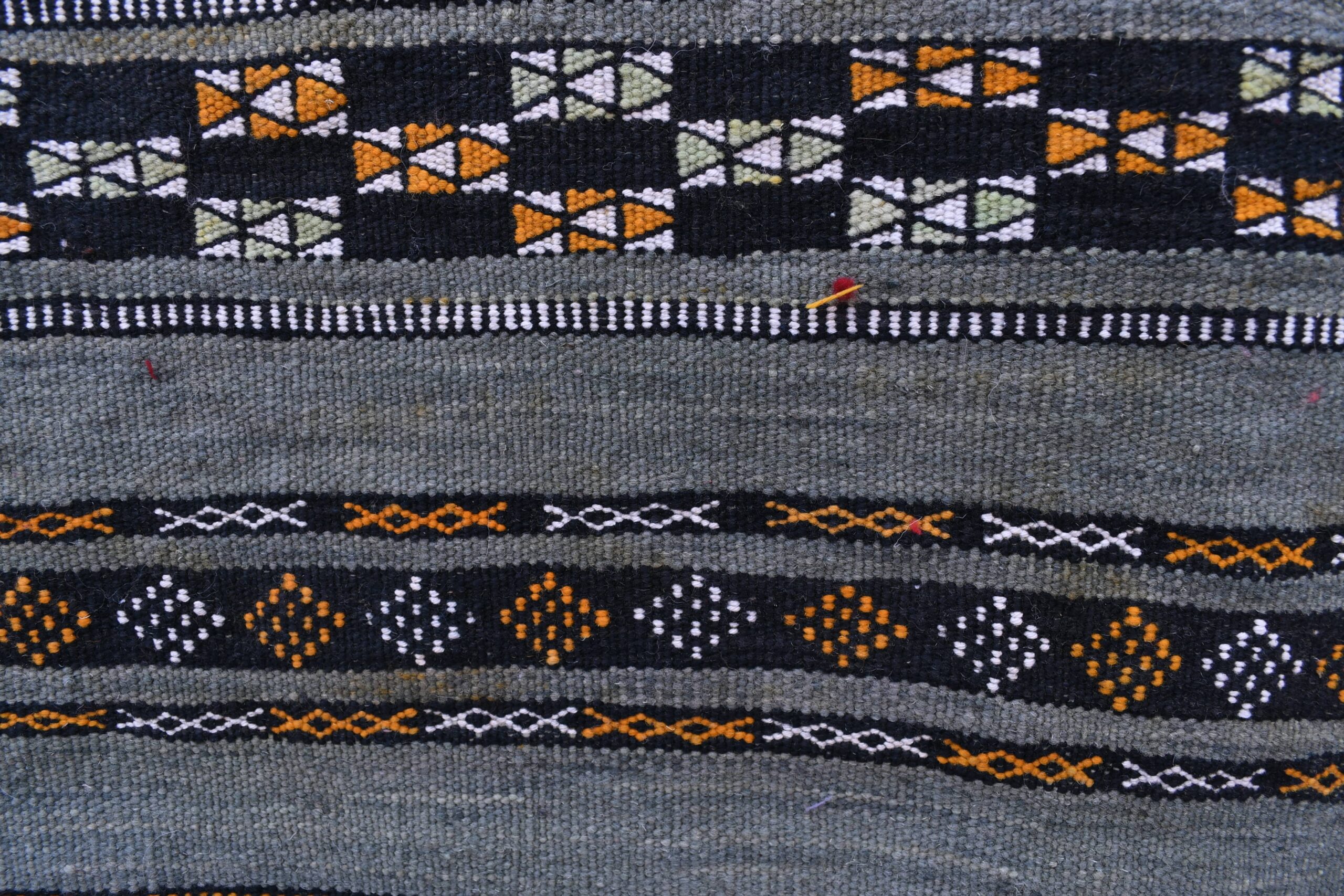 Handmade Moroccan Zemmour Wool Rug 86x408 cm - Bohemian Style Runner — изображение 5