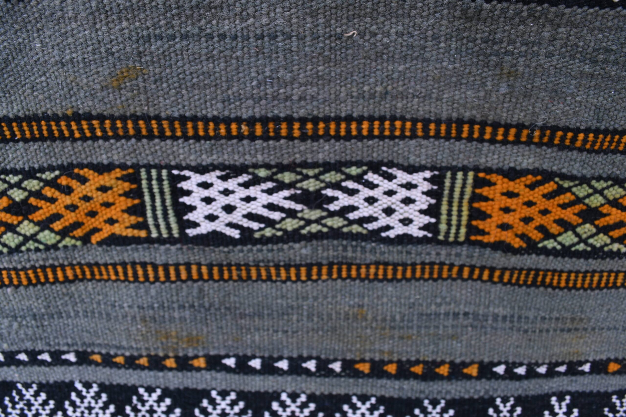 Handmade Moroccan Zemmour Wool Rug 86x408 cm - Bohemian Style Runner — изображение 7