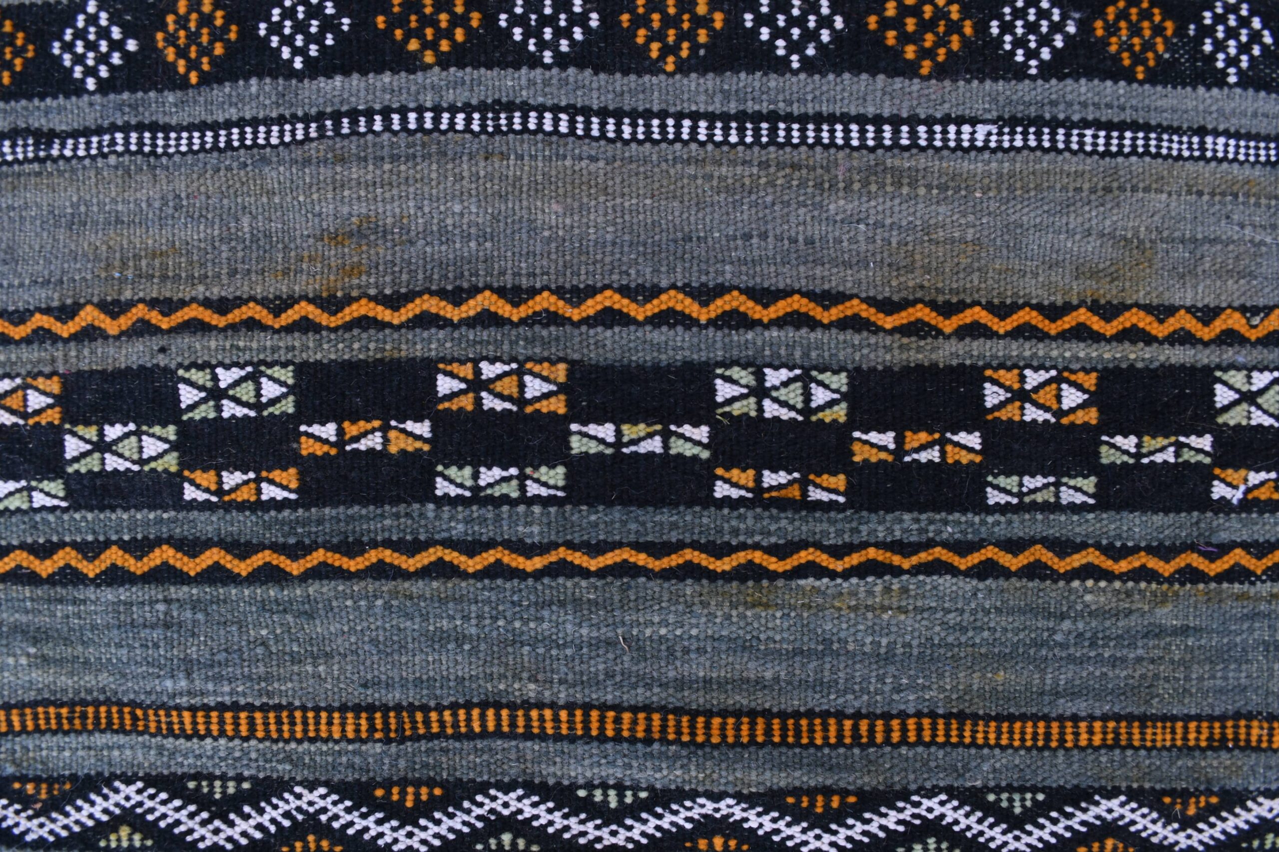 Handmade Moroccan Zemmour Wool Rug 86x408 cm - Bohemian Style Runner — изображение 8