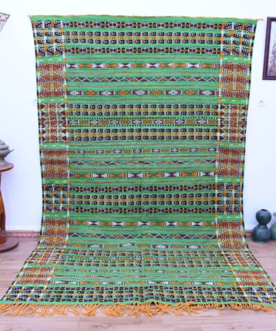 Марокканский ковёр ручной работы ZEM-BADR-26302-TSW — шерстяной ковёр 197,00×313,00 см