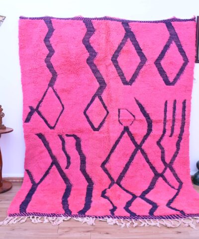 Яркий ковер Mrirt из марокканской шерсти 215x282 см — ручная работа в стиле бохо-шик