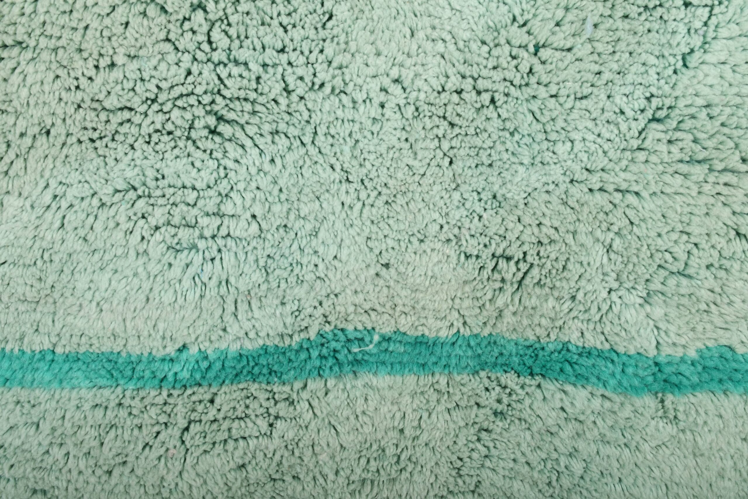 Moroccan Rug Handmade Wool 6x8 - Neutral Mint Teal Modern Boho Area Rug for Living Room Bedroom - Mrirt - الصورة 5