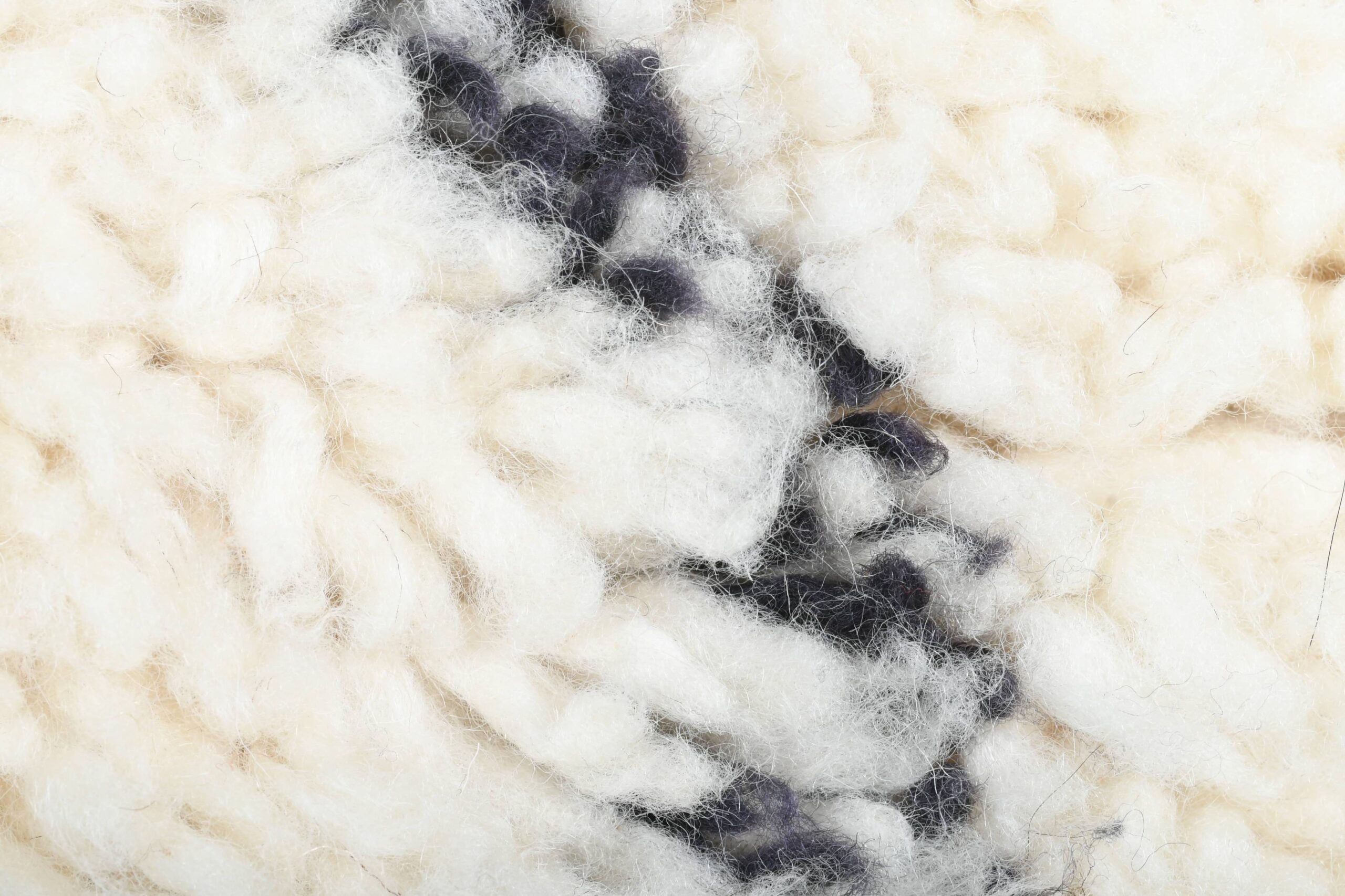 Moroccan Rug Handmade Wool 2x4 - Ivory Black Minimalist Boho Area Rug for Bedroom Entryway Beni Ourain - Imagen 9