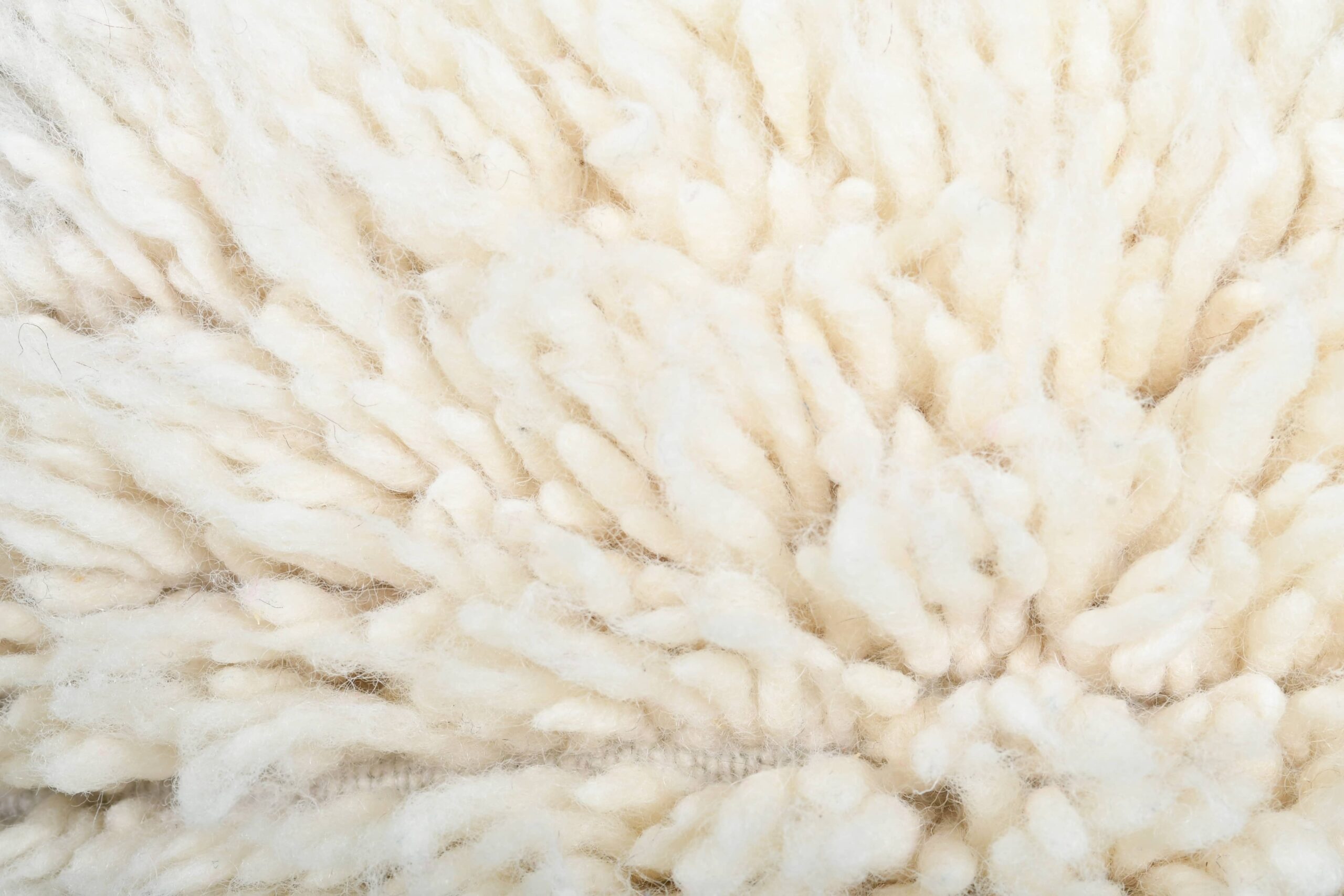 Moroccan Rug Handmade Wool 2x4 - Ivory Black Minimalist Boho Area Rug for Living Room Bedroom - Beni Ourain – Bild 7