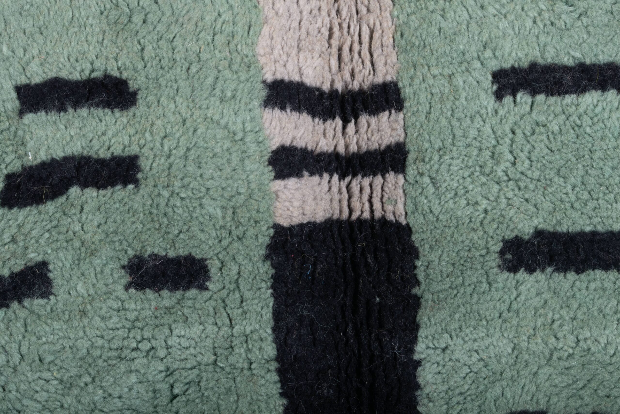 Moroccan Rug Handmade Wool 5x8 - Teal Yellow Modern Boho Area Rug for Living Room Bedroom - Mrirt - 画像7