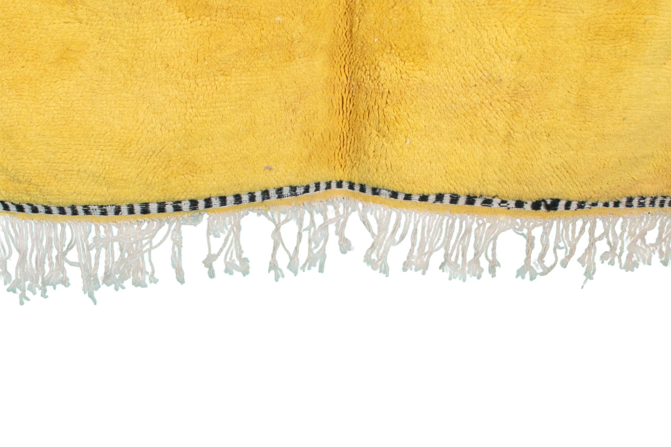 Moroccan Rug Handmade Wool 5x8 - Teal Yellow Modern Boho Area Rug for Living Room Bedroom - Mrirt - الصورة 10