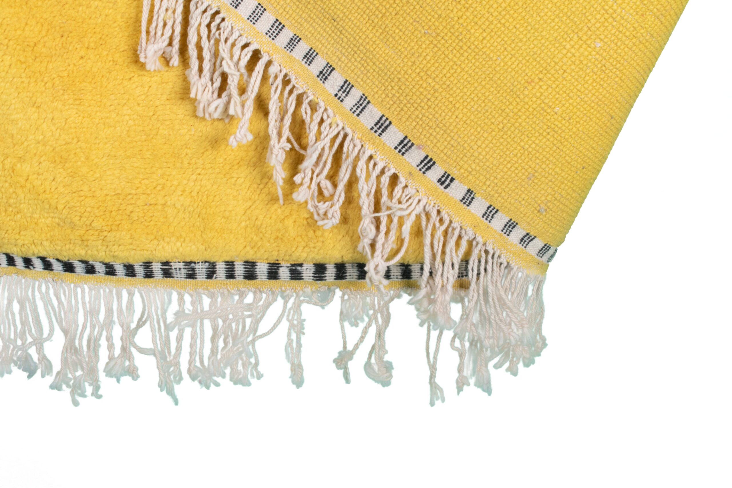 Moroccan Rug Handmade Wool 5x8 - Teal Yellow Modern Boho Area Rug for Living Room Bedroom - Mrirt - 画像11