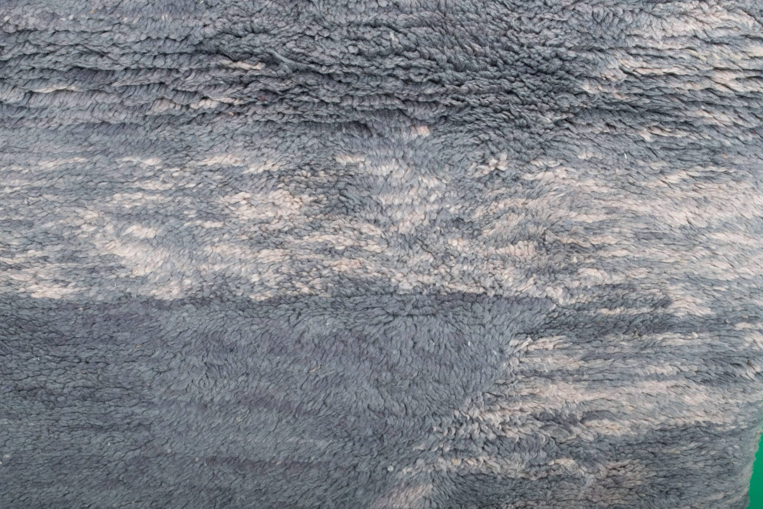 Moroccan Rug Handmade Wool 3x5 - Blue Gray Neutral Modern Boho Area Rug for Living Room Bedroom Mrirt - الصورة 7