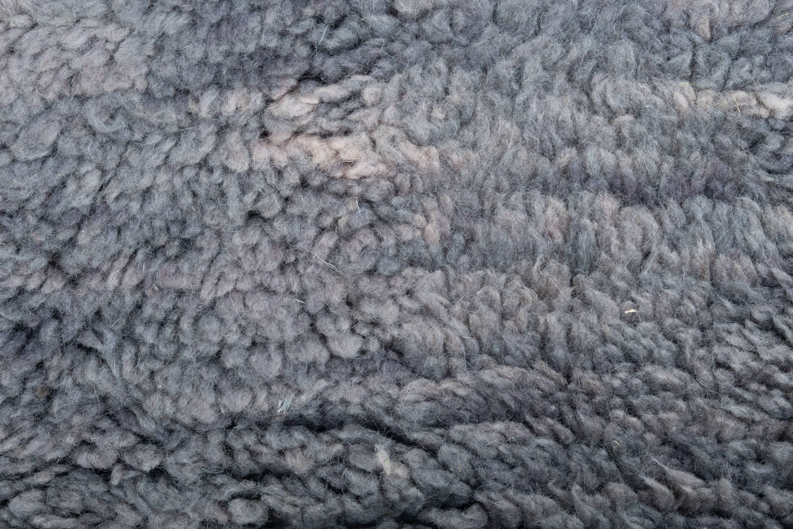 Moroccan Rug Handmade Wool 3x5 - Blue Gray Neutral Modern Boho Area Rug for Living Room Bedroom Mrirt - الصورة 9