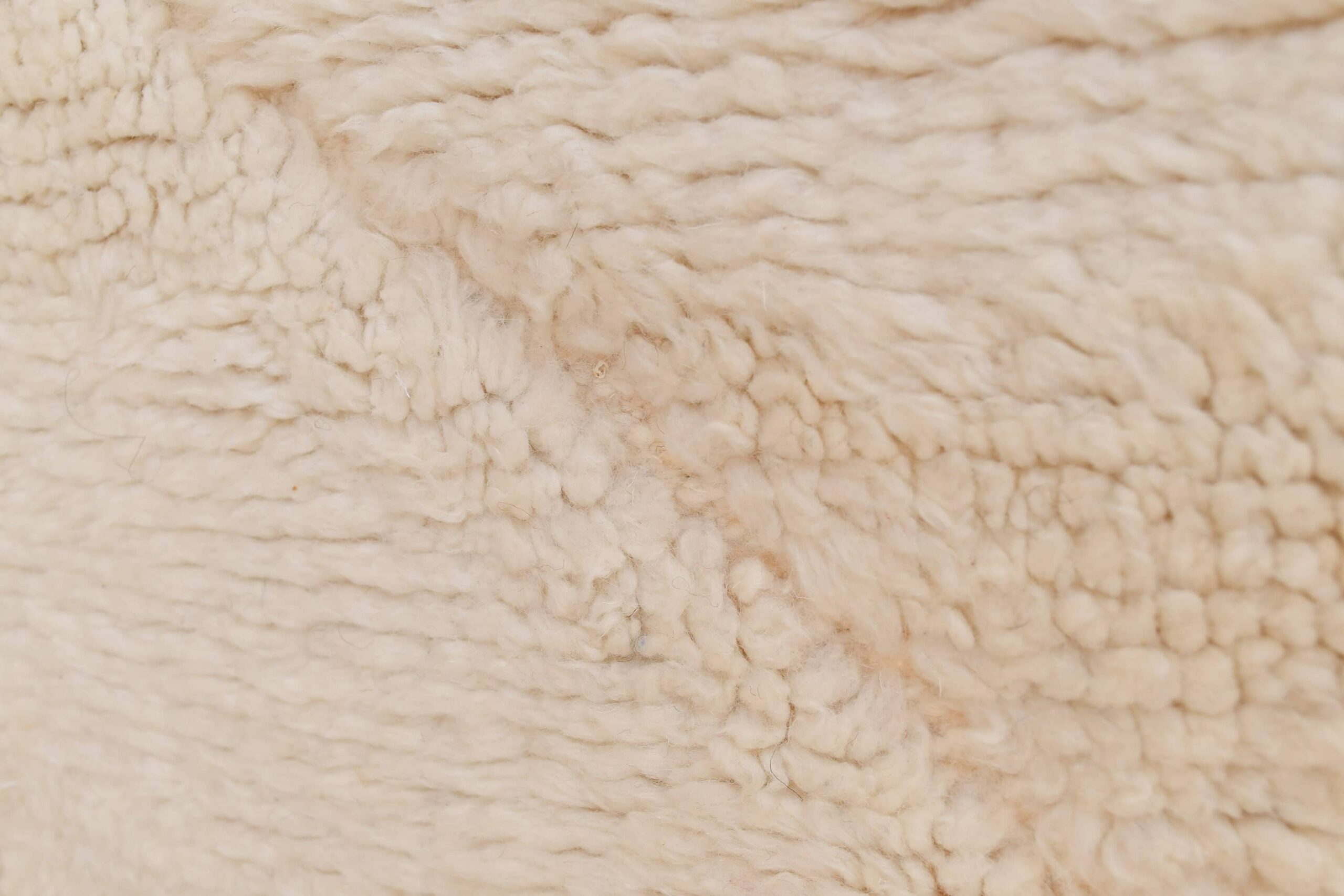 Moroccan Rug Handmade Wool 10x6 - Ivory Neutral Minimalist Boho Area Rug for Living Room Bedroom - Beni Ourain - Kuva 8