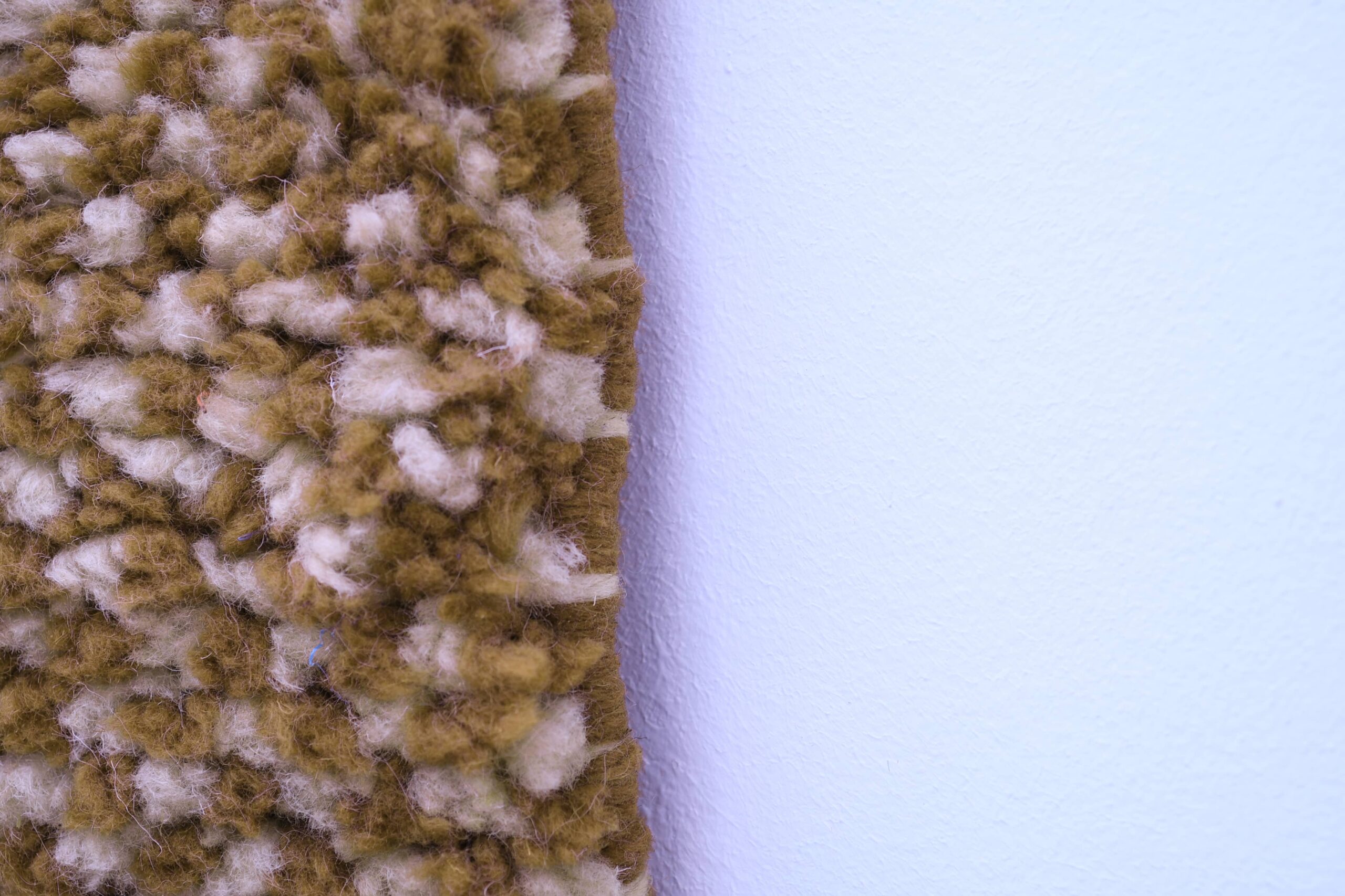 Moroccan Rug Handmade Wool 7x10 - Olive Green Neutral Modern Boho Area Rug for Living Room Bedroom - Mrirt Berber - 画像9