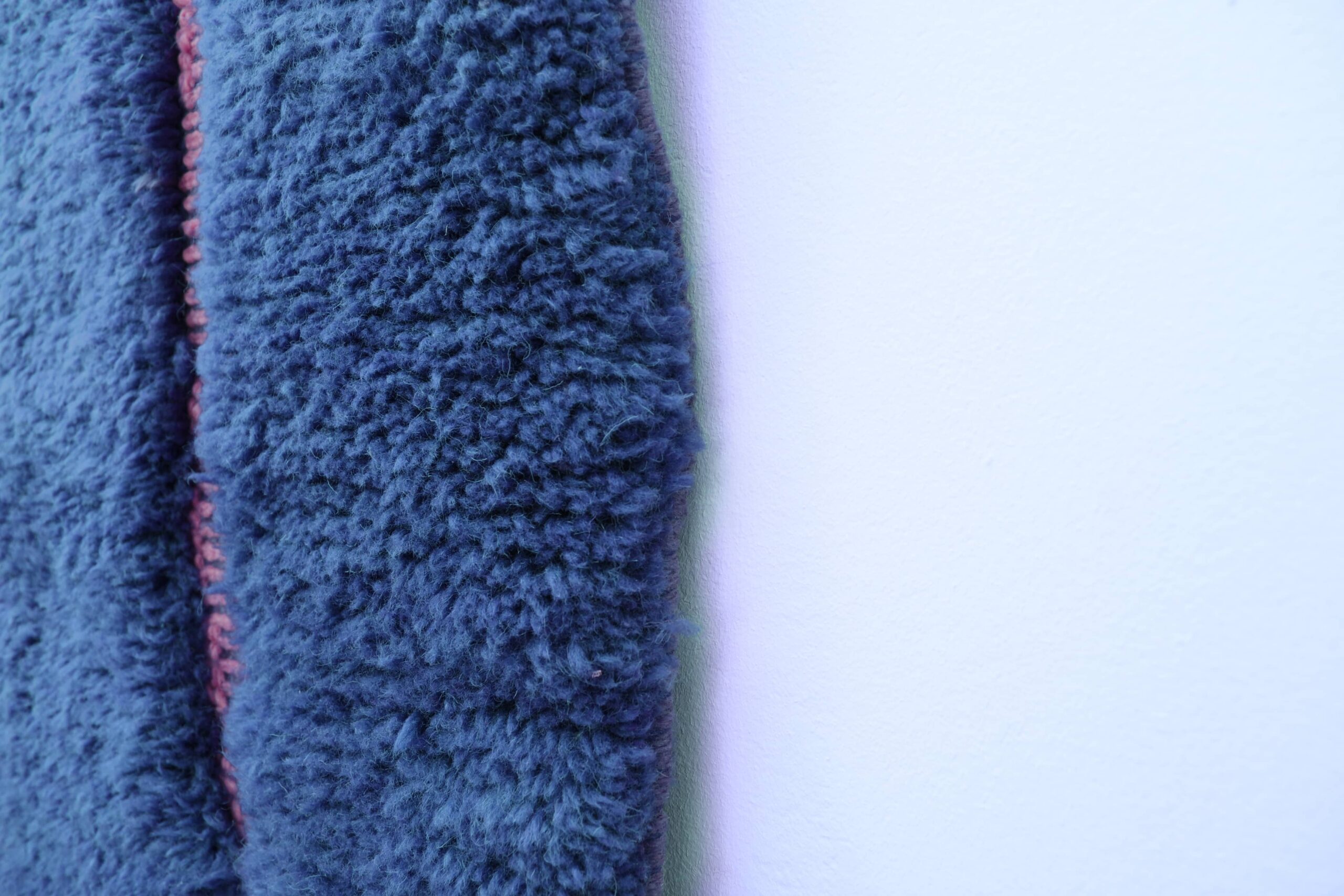 Moroccan Rug Handmade Wool 7x10 - Navy Blue Blush Modern Boho Area Rug for Living Room Bedroom - Mrirt Berber - 画像6