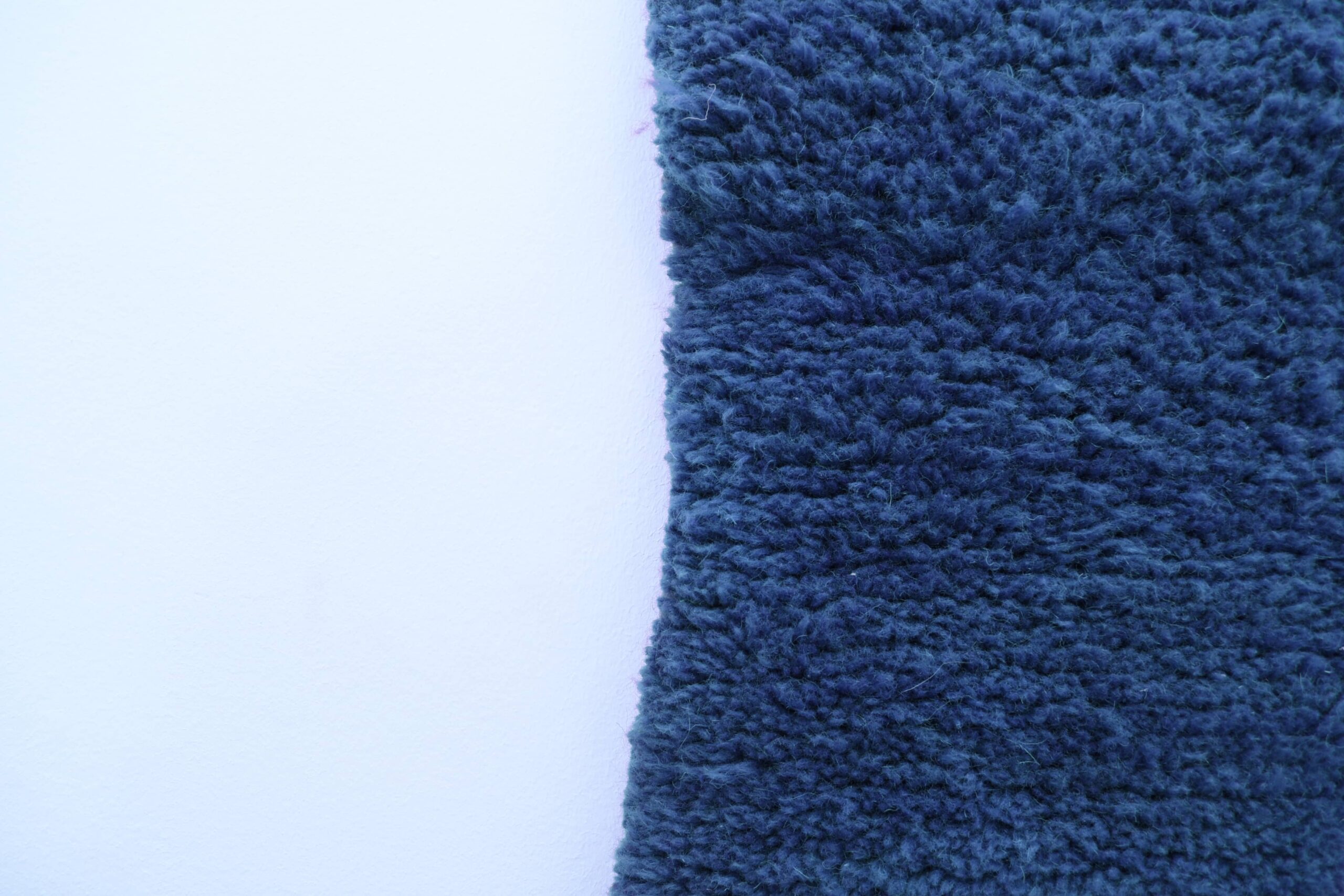 Moroccan Rug Handmade Wool 7x10 - Navy Blue Blush Modern Boho Area Rug for Living Room Bedroom - Mrirt Berber - 画像8