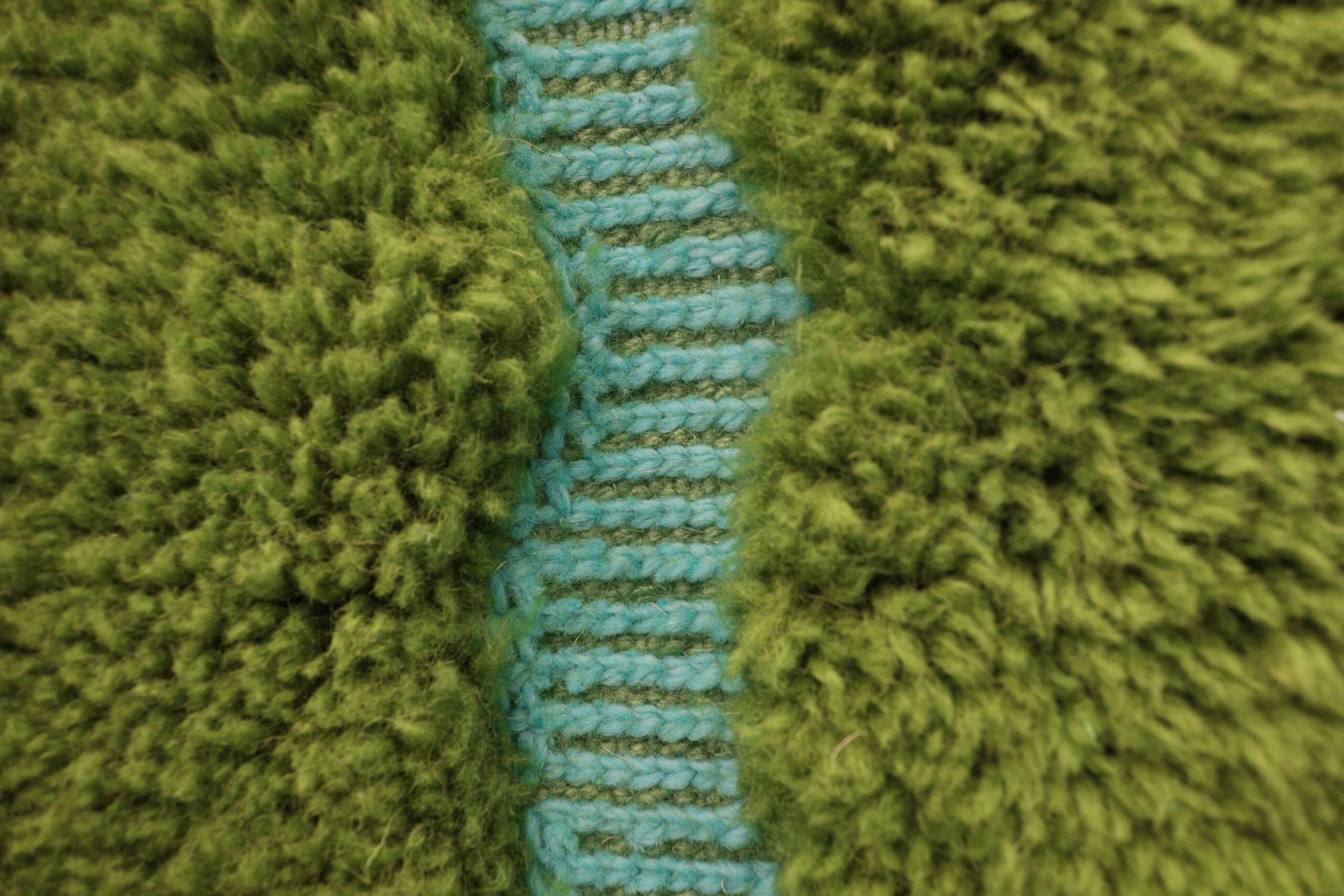 Moroccan Rug Handmade Wool 7x10 - Green Modern Minimalist Area Rug for Living Room Bedroom - Mrirt - 画像11