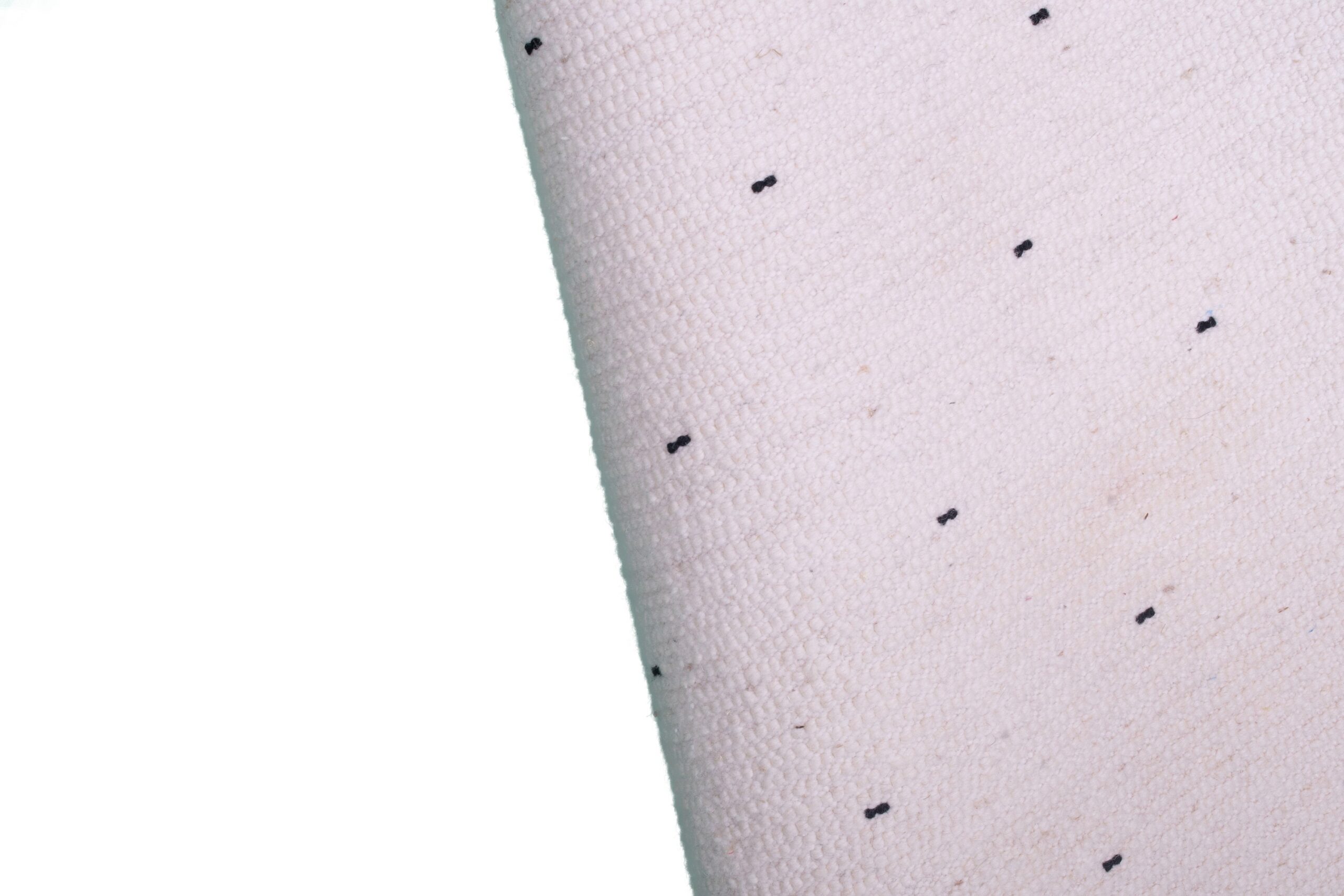 Moroccan Rug Handmade Wool Custom Size - Ivory Neutral Minimalist Boho Area Rug for Living Room Bedroom Beni Ourain – Image 10